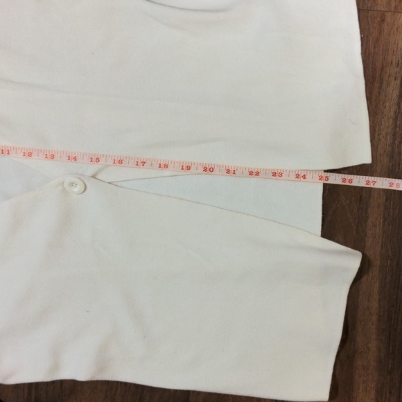 Spring + Mercer Cotton White Cardigan - Picture 5 of 6